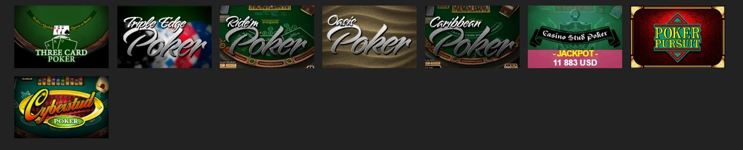онлайн-покер в Буй казино: видеопокер, live poker и казино-покер Booi Casino